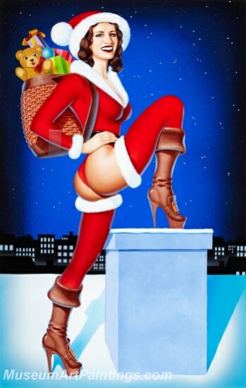 Handmade Beautiful Modern Sexy Pin Up Girls Paintings M570