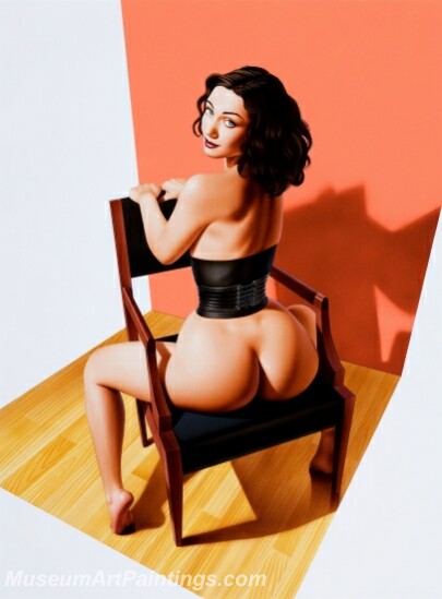 Handmade Beautiful Modern Sexy Pin Up Girls Paintings M581
