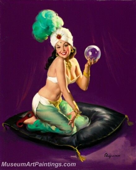Handmade Beautiful Modern Sexy Pin Up Girls Paintings M584