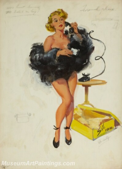 Handmade Beautiful Modern Sexy Pin Up Girls Paintings M635