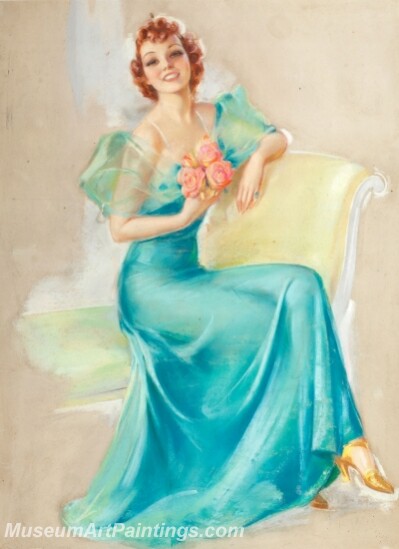 Handmade Beautiful Modern Sexy Pin Up Girls Paintings M640