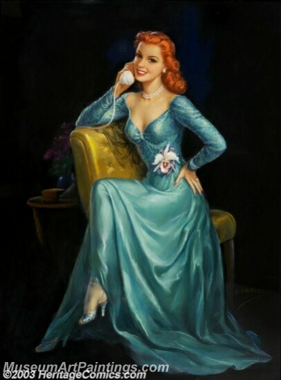 Handmade Beautiful Modern Sexy Pin Up Girls Paintings M642