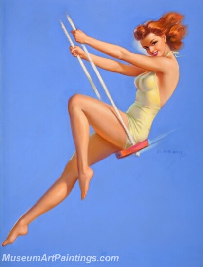 Handmade Beautiful Modern Sexy Pin Up Girls Paintings M650