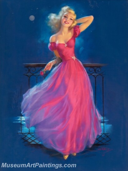 Handmade Beautiful Modern Sexy Pin Up Girls Paintings M652