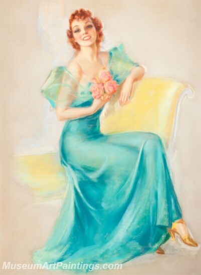 Handmade Beautiful Modern Sexy Pin Up Girls Paintings M653