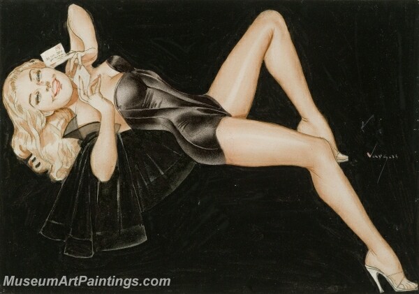 Handmade Beautiful Modern Sexy Pin Up Girls Paintings M680