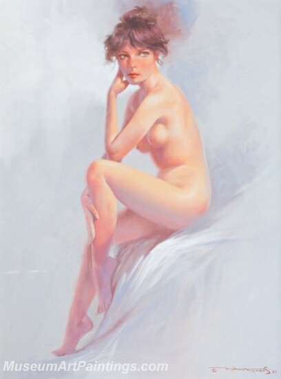 Handmade Beautiful Modern Sexy Pin Up Girls Paintings M681