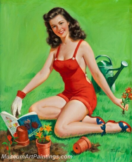 Handmade Beautiful Modern Sexy Pin Up Girls Paintings M682