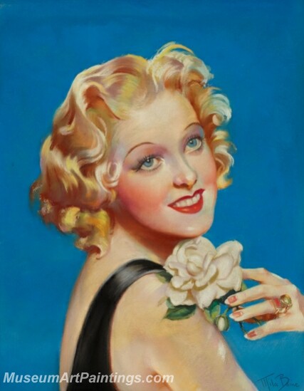 Handmade Beautiful Modern Sexy Pin Up Girls Paintings M685
