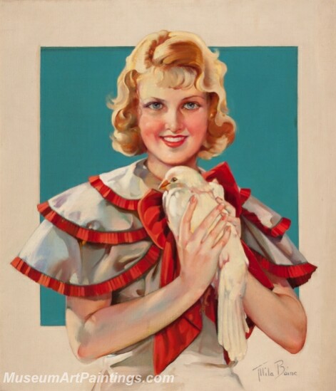 Handmade Beautiful Modern Sexy Pin Up Girls Paintings M686