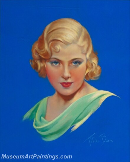 Handmade Beautiful Modern Sexy Pin Up Girls Paintings M688