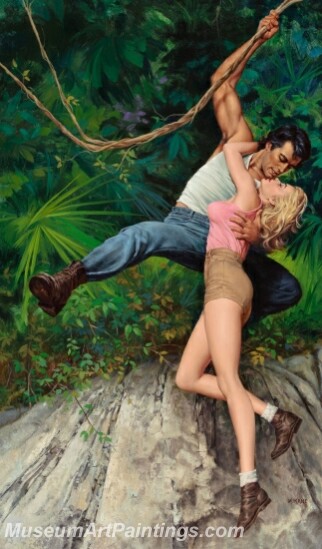 Handmade Beautiful Modern Sexy Pin Up Girls Paintings M696