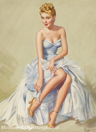 Handmade Beautiful Modern Sexy Pin Up Girls Paintings M728