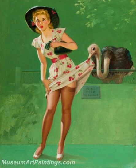 Handmade Beautiful Modern Sexy Pin Up Girls Paintings M800