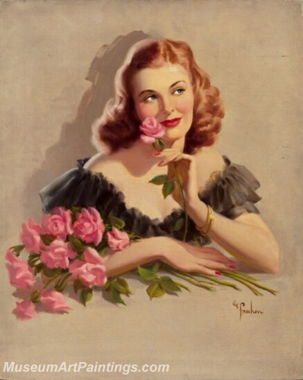 Handmade Beautiful Modern Sexy Pin Up Girls Paintings M802