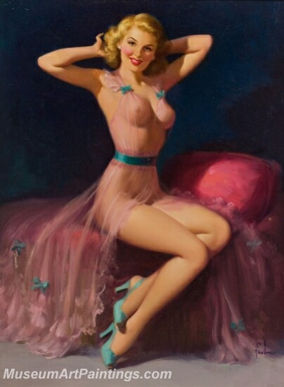 Handmade Beautiful Modern Sexy Pin Up Girls Paintings M804