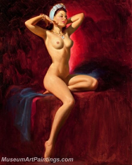 Handmade Beautiful Modern Sexy Pin Up Girls Paintings M808