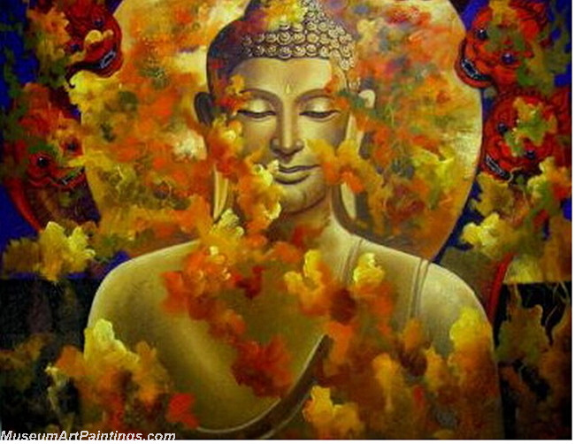 Handmade Buddha Paintings 006