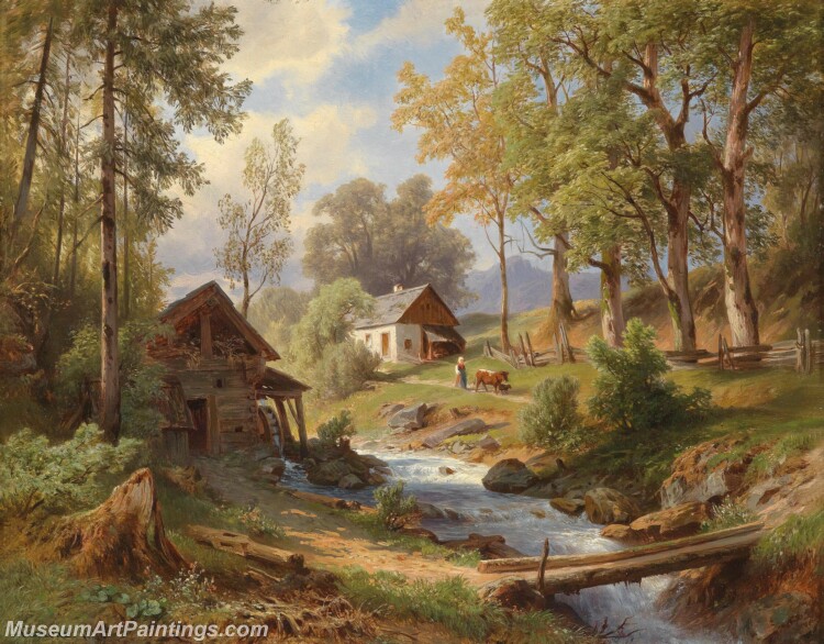 Handmade Classical Landscape Oil Painting A1248
