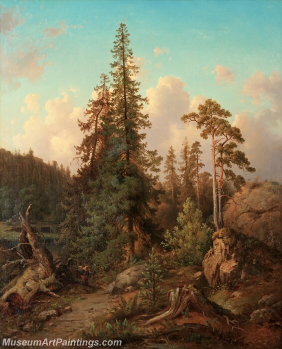 Handmade Classical Landscape Oil Painting A1295
