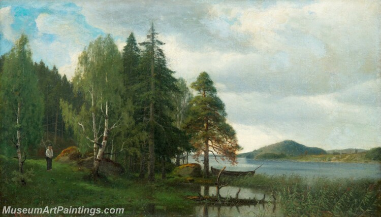 Handmade Classical Landscape Oil Painting A1559