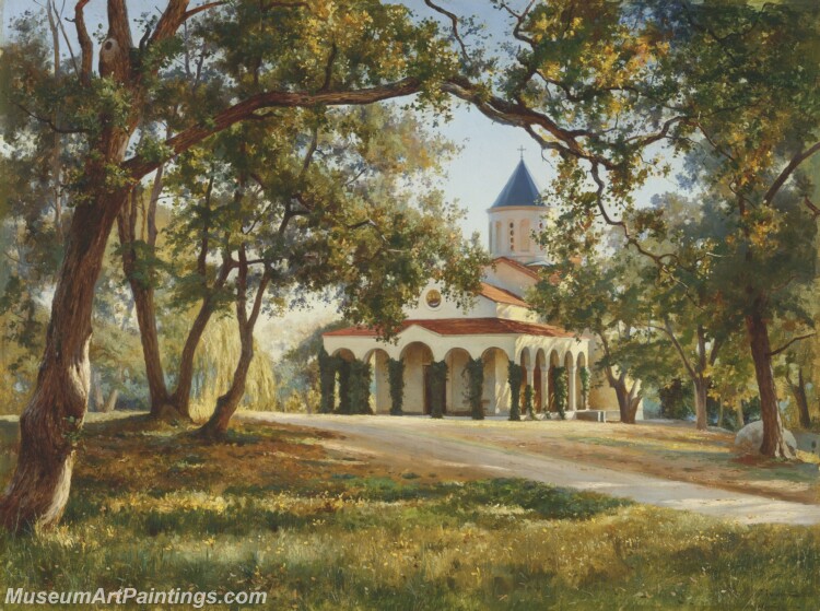 Handmade Classical Landscape Oil Painting A968