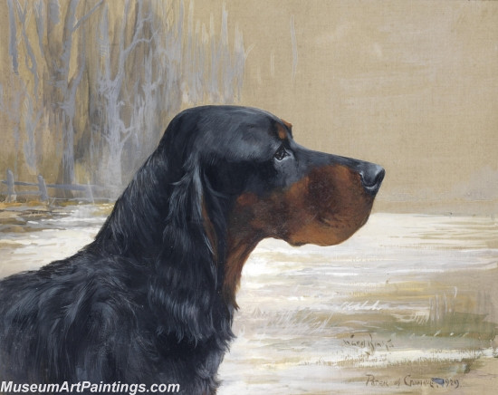Handmade Dog Portrait Oil Paintings MA0100