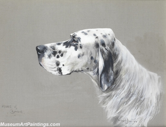 Handmade Dog Portrait Oil Paintings MA0101