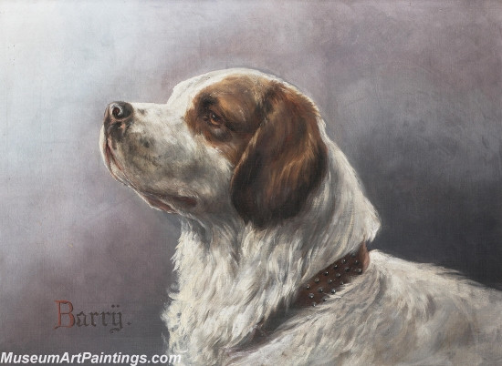 Handmade Dog Portrait Oil Paintings MA0107