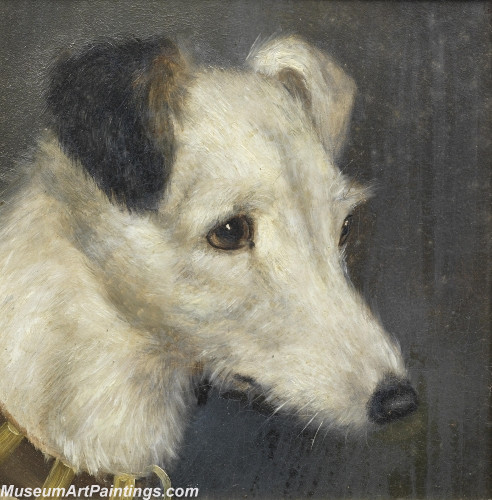 Handmade Dog Portrait Oil Paintings MA028