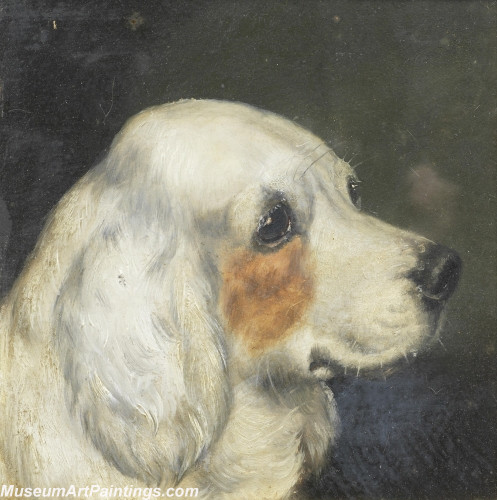 Handmade Dog Portrait Oil Paintings MA030