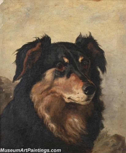 Handmade Dog Portrait Oil Paintings MA031