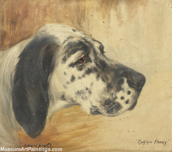 Handmade Dog Portrait Oil Paintings MA076