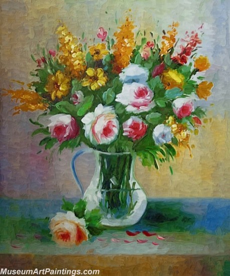 Handmade Flower Oil Painting 005