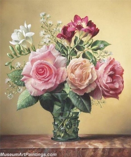 Handmade Flower Oil Painting 021