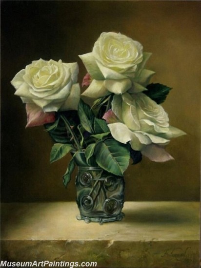 Handmade Flower Oil Painting 025
