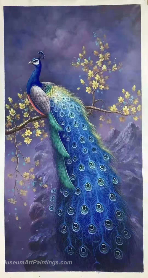 Handmade Peacock Oil Paintings HPMS9