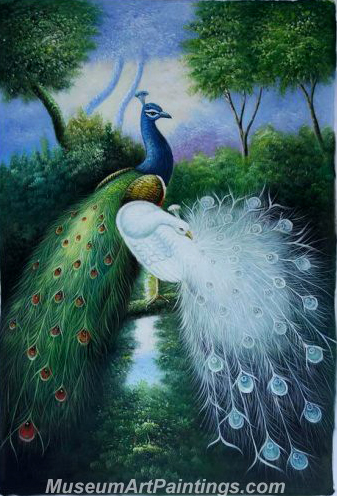 Handmade Peacock Paintings HPN02