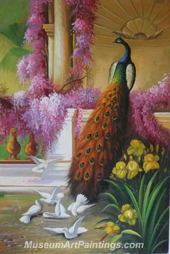 Handmade Peacock Paintings HPN03