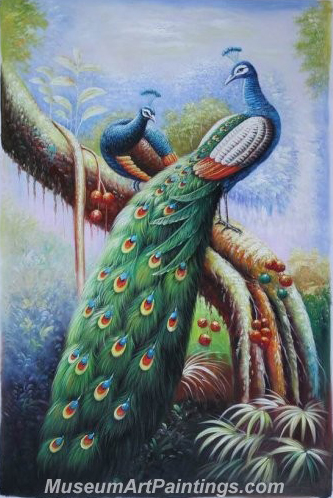 Handmade Peacock Paintings HPN08