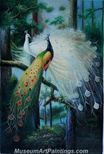 Handmade Peacock Paintings HPN09