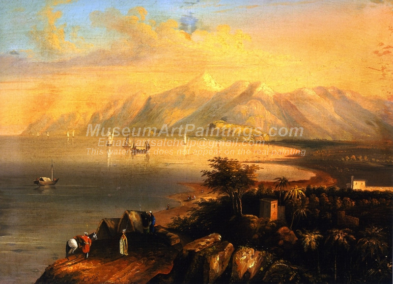 Harbor Scene by Charles Deas