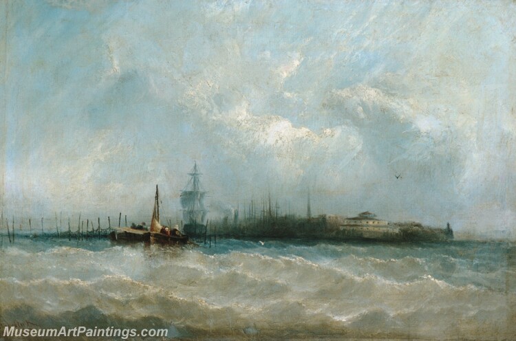 Harbor Showing the Battery and Castle Garden Painting