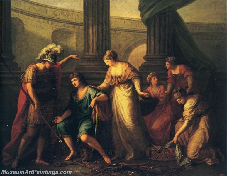 Hector Calls Paris to the Battle Painting