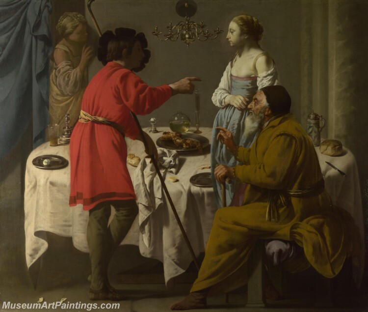 Hendrick ter Brugghen Jacob reproaching Laban Painting