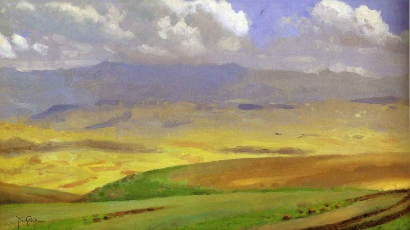 High Veldt South Africa by Thomas Cooper Gotch