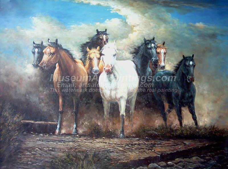 Horse Oil Paintings 002