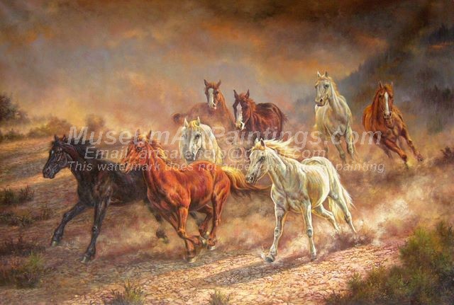 Horse Oil Paintings 014