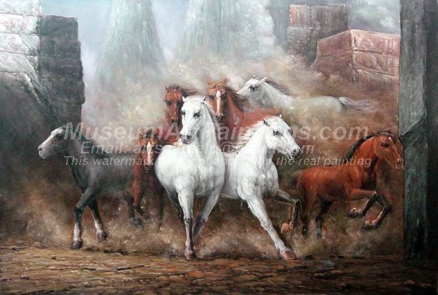 Horse Oil Paintings 024