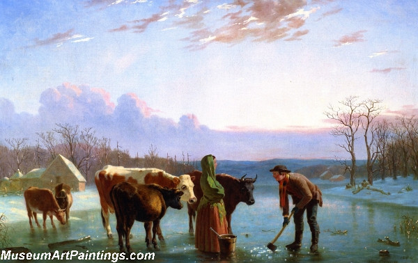 Ice Gatherers Painting